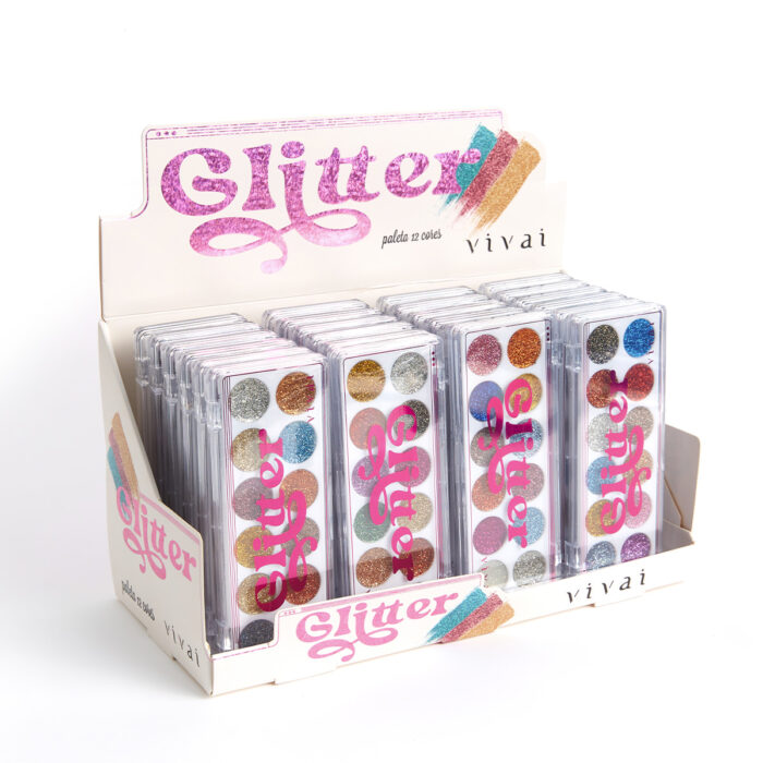 Paleta de Glitter 12 cores - Image 4