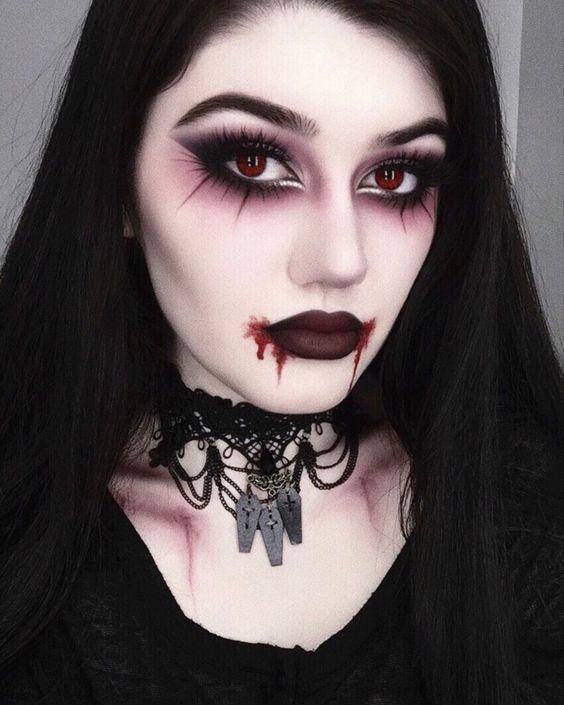 Maquiagem-fácil-para-halloween-vampiro